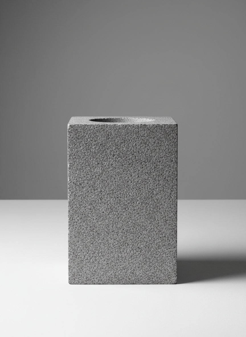Gray Stone Vase