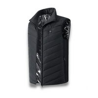 Thermal Heated Vest with Three Carbon Fiber Zones and 12 Hour Runtime for Cold Weather