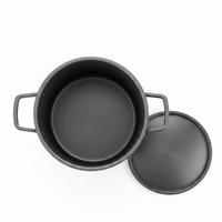 Gray Stock Pot Cookware