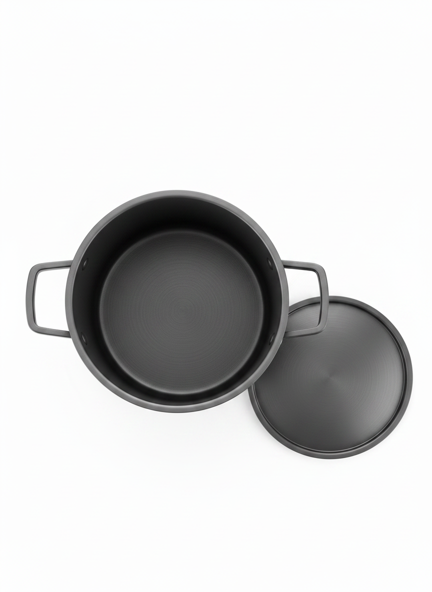 Gray Stock Pot Cookware