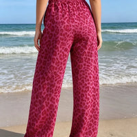 Casual Knit Leopard Print Pants - Jenny