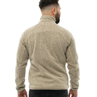 Mens Heated Fleece Jacket with Five Carbon Fiber Zones and Three Heat Levels for Outdoors
