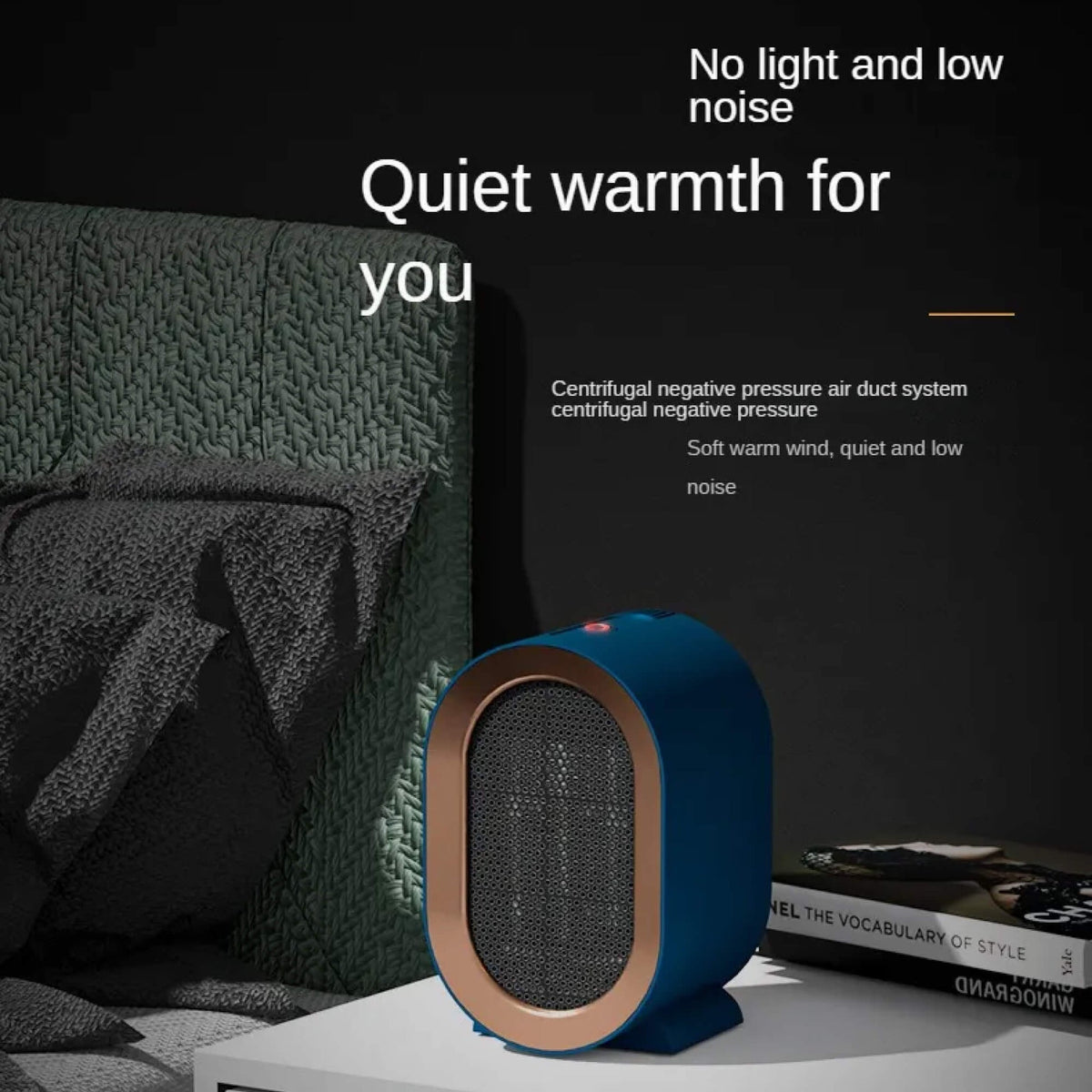 Portable Electric Heater with Programmable Timer and Anti Tilt Safety Switch for 20 Square Meters