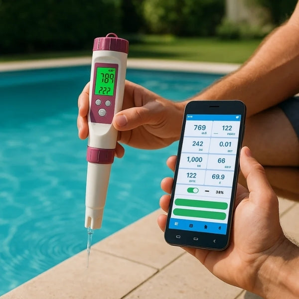 Digital Pool Water Tester for pH and Chlorine