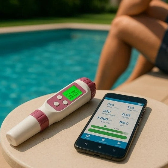 Digital Pool Water Tester for pH and Chlorine