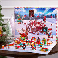 Toy Brick Countdown Box with 24 Mini Builds and Two Bigger Finale Models for Young Builders