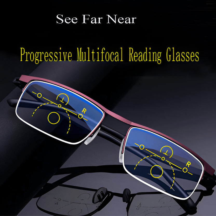 Progressive Sunglasses with Adaptive Lenses