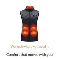 Heated Gilet with Nine Zones and Three Temperature Levels, 10-Hour Runtime