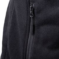 Mens Heated Knit Vest with Four Heating Zones and Rechargeable Battery for Cold Weather