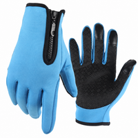 Touchscreen Winter Gloves with Conductive Fingertips and Silicone Grip Palm