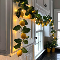 Fairy Light Garland with Ornament Accents in Five Styles, 4.9 Feet Long with Golden Lights for Indoor Decor