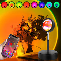 Sunset Lamp (App Controlled with 16.7 Million Colors) encalife