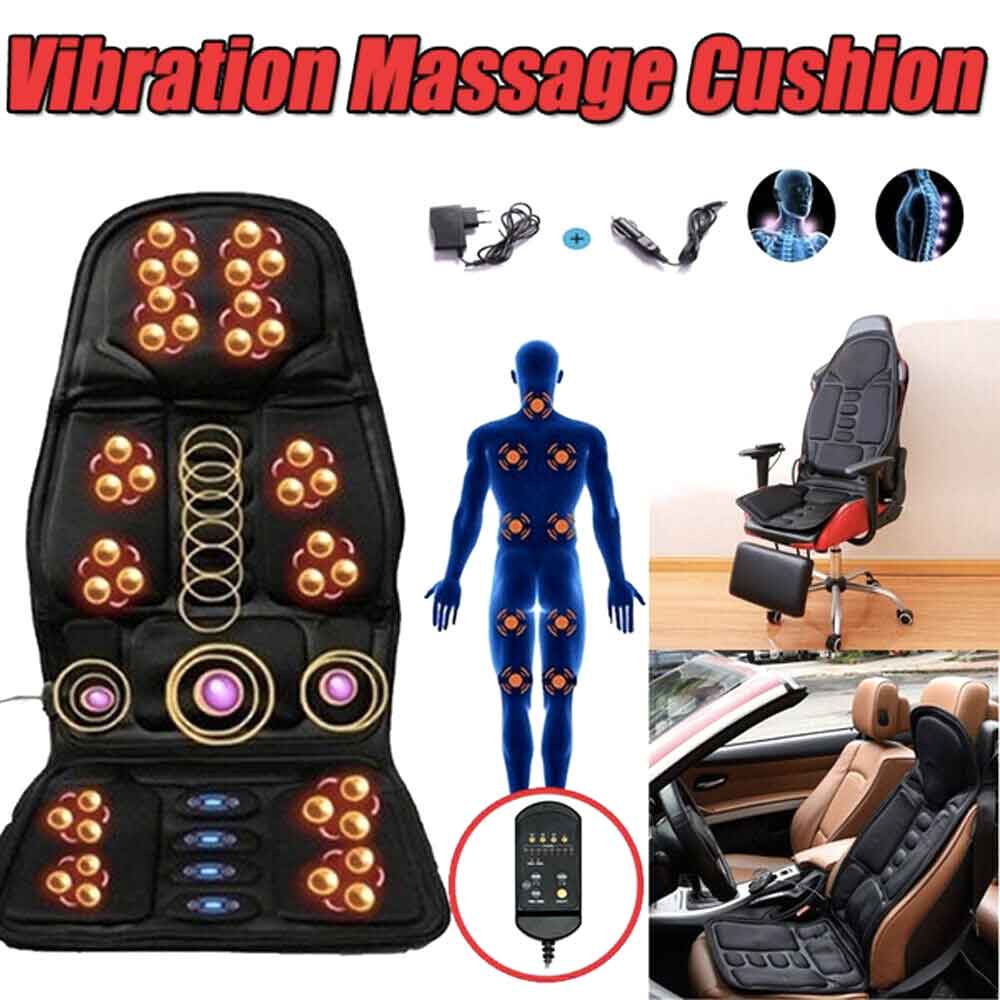 Massage Chair Pad with Heated Back and Neck for Car and Home