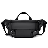 Crossbody Travel Bag with Rain Protection and Zippered Compartments, Adjustable Strap