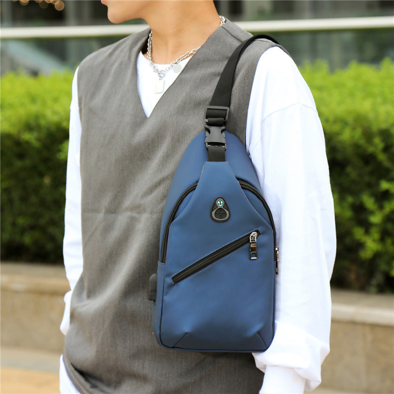 Crossbody Sling Bag with Adjustable Strap and Multiple Interior Pockets, Water Resistant