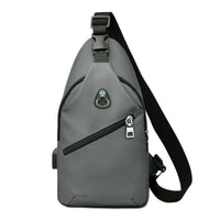 Crossbody Sling Bag with Adjustable Strap and Multiple Interior Pockets, Water Resistant