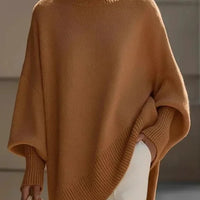 Oversized Crew Neck Knitted Sweater - Kathryn