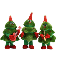 Animated Christmas Tree with Music and Dancing Motion, Tabletop Size