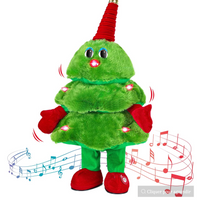 Animated Christmas Tree with Music and Dancing Motion, Tabletop Size