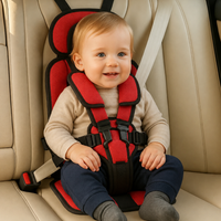 Portable Child Travel Seat with Five Point Harness and Washable Fabric, Ages 1-14