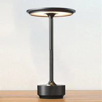 Cordless LED Table Lamp with Touch Dimming and USB Charging, 11.2 Inch