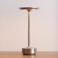 Cordless LED Table Lamp with Touch Dimming and USB Charging, 11.2 Inch