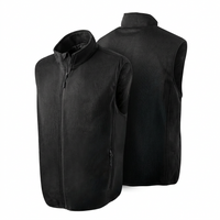Mens Heated Knit Vest with Four Heating Zones and Rechargeable Battery for Cold Weather