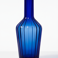 Blue Fluted Vase