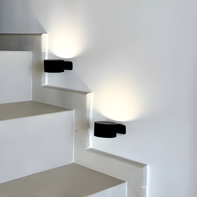 Rechargeable Wall Lamp with Magnetic Ball Rotation and Touch Control, Three Color Temperatures