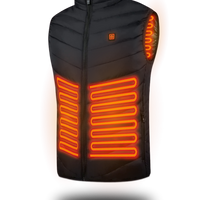 Thermal Heated Vest with Three Carbon Fiber Zones and 12 Hour Runtime for Cold Weather