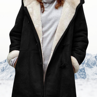 Duffle Coat with Sherpa Lining and Toggle Fastenings for Regular Fit
