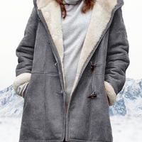 Duffle Coat with Sherpa Lining and Toggle Fastenings for Regular Fit