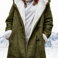 Duffle Coat with Sherpa Lining and Toggle Fastenings for Regular Fit