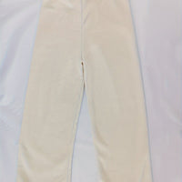 Wide Leg Lounge Pants with Thermal Lining and Elastic Waistband