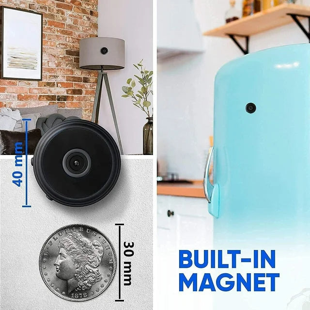 Wireless Magnetic Mini Camera with Live Audio and Video