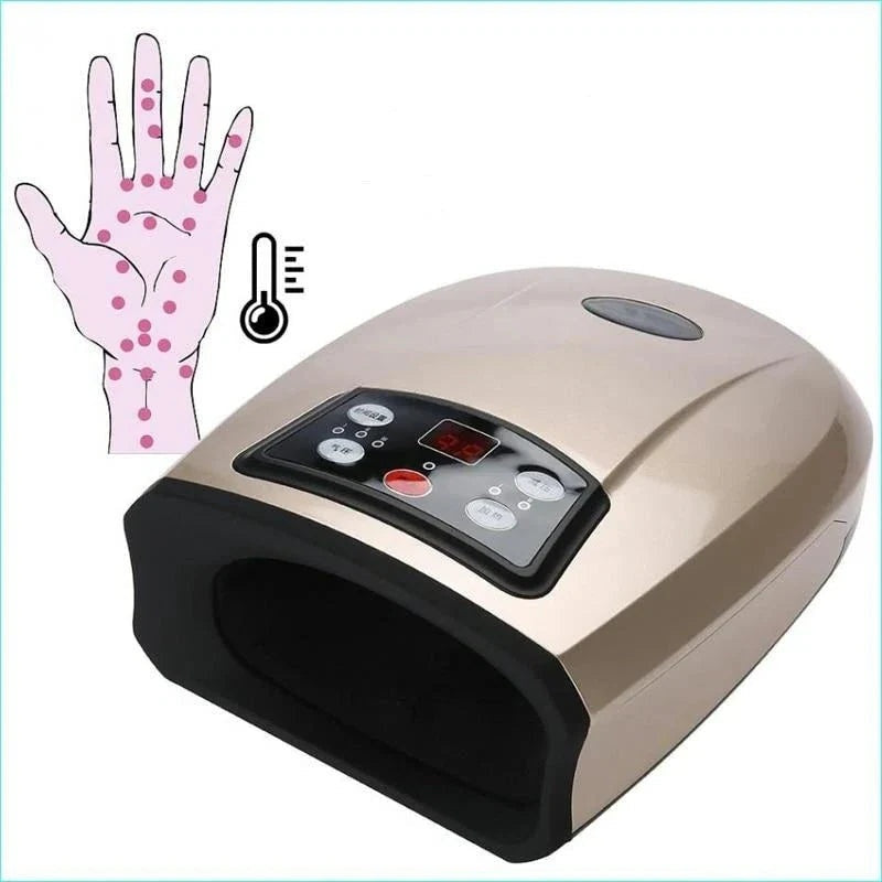 Air Compression Hand Massager with Battery and Plug-In Power