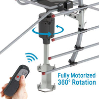 Outdoor Digital HDTV Antenna With 360 Degree Directional Motor