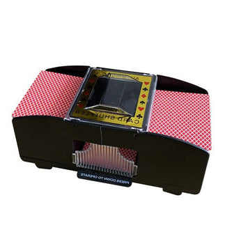Automatic Card Shuffler for Standard and Bridge Decks with Battery and Cable Power