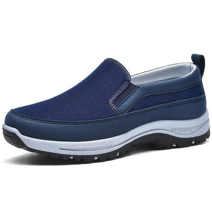 Water Resistant Men's Shoes with Slip Resistant Sole and Arch Support