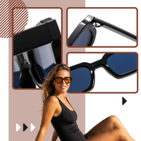 Bold Energy Rectangle UV Sunglasses  - Ozerty