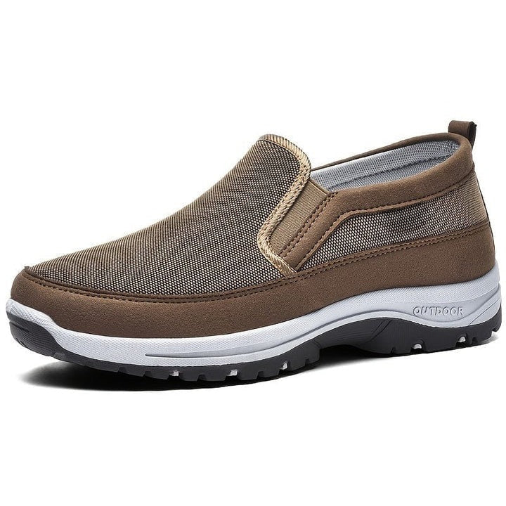 Water Resistant Men's Shoes with Slip Resistant Sole and Arch Support