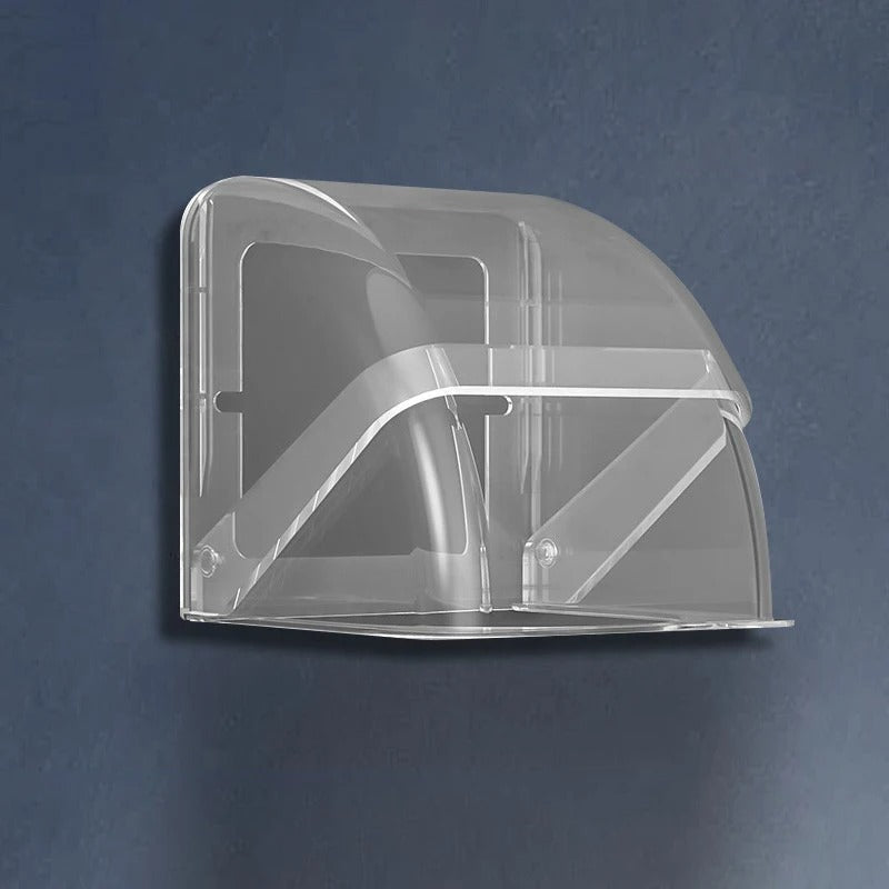Plastic Cover for Outdoor Electric Car Charging Sockets That Slips Over 86 Type Wall Boxes