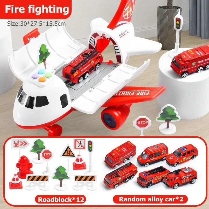 Airplane Toy Set for Kids Pretend Play Activity