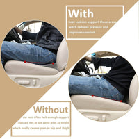 Car Seat Cushion with Added Height for Shorter Drivers