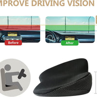 Car Seat Cushion with Added Height for Shorter Drivers