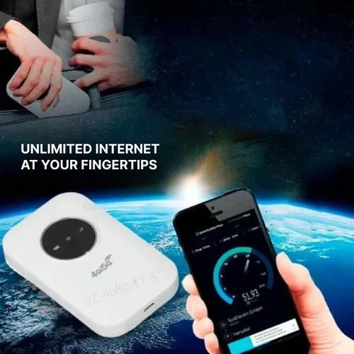 Compact Wi Fi Router for Travel and Remote Work with Speeds Up to 150 Mbps