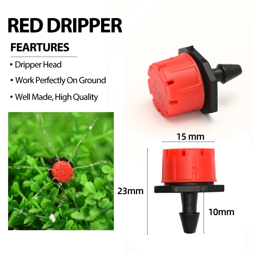 Drip Irrigation System with Automatic Timer for Gardens