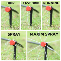 Drip Irrigation System with Automatic Timer for Gardens