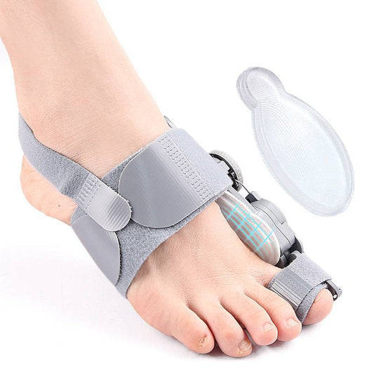 Toe Spacer with Adjustable Hinge and Silicone Pads