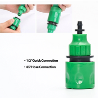 Drip Irrigation System with Automatic Timer for Gardens